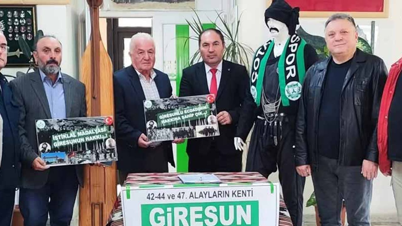 Ali Kara; Giresun'a istiklal madalyası için yollara düştü