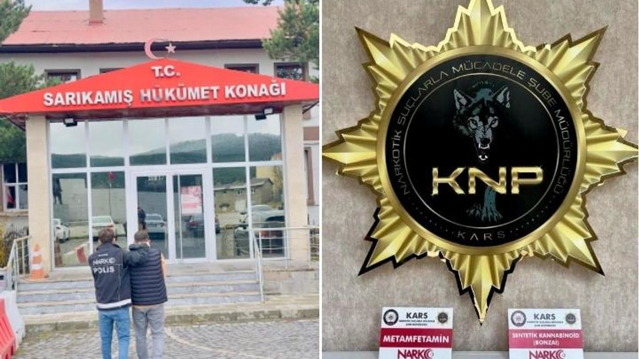 Sarıkamış'ta yasaklı madde operasyonu: 1 kişi tutuklandı