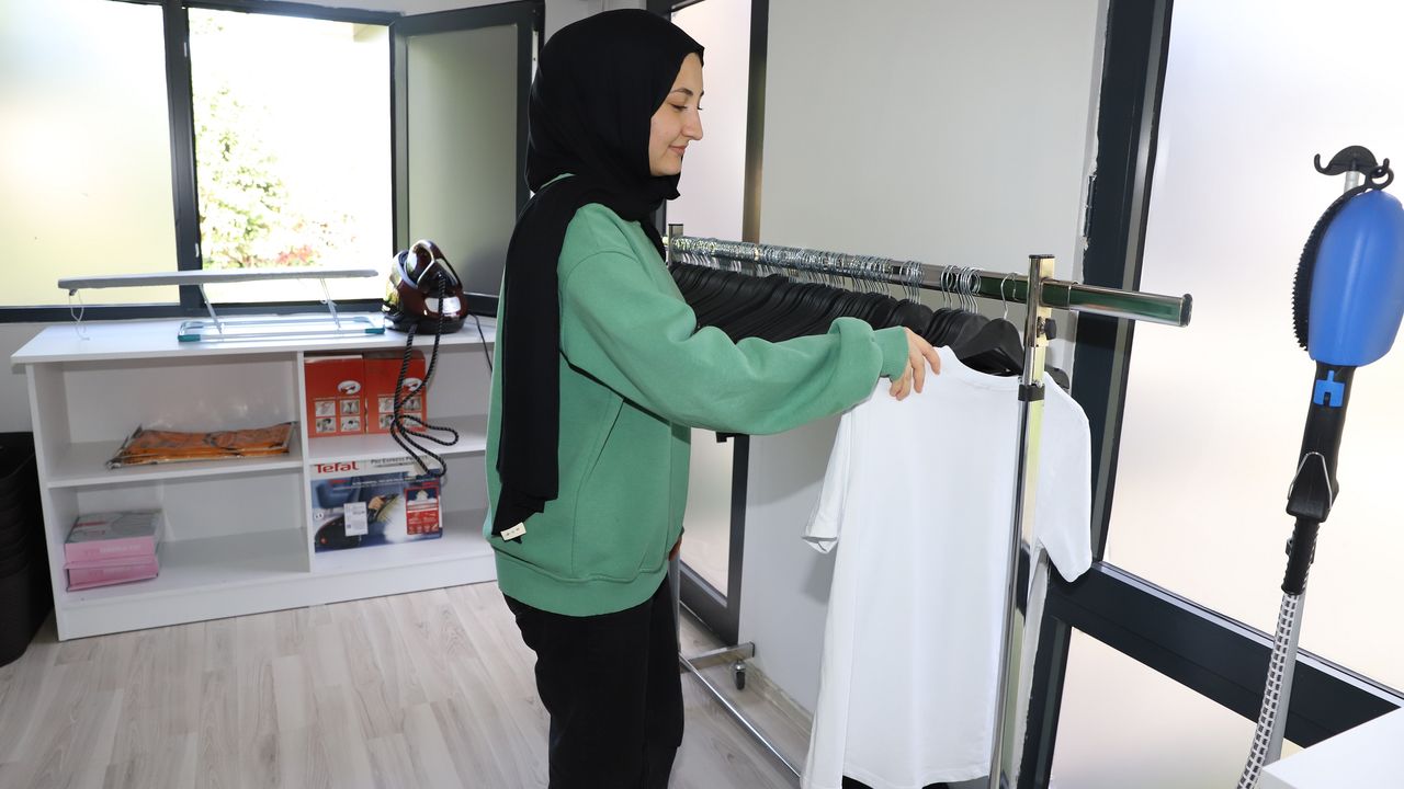 Kent çamaşırhanesi öğrencilerin gözdesi oldu